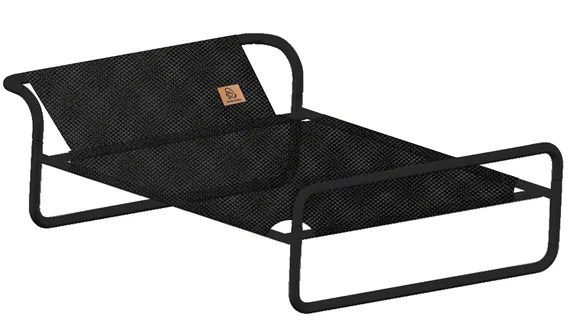 Åndbar mesh Aftagelig campinghævet kæledyrsseng