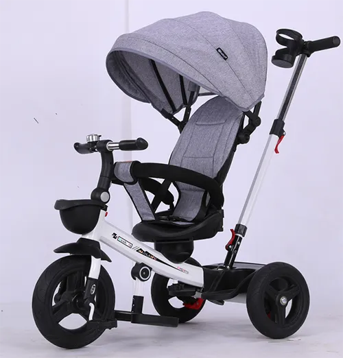 Trehjulet cykel til børn med kurv